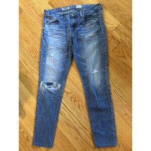 Adriano Goldschmied Jeans 29R The Legging Ankle Super Skinny Ankle Distressed Lo